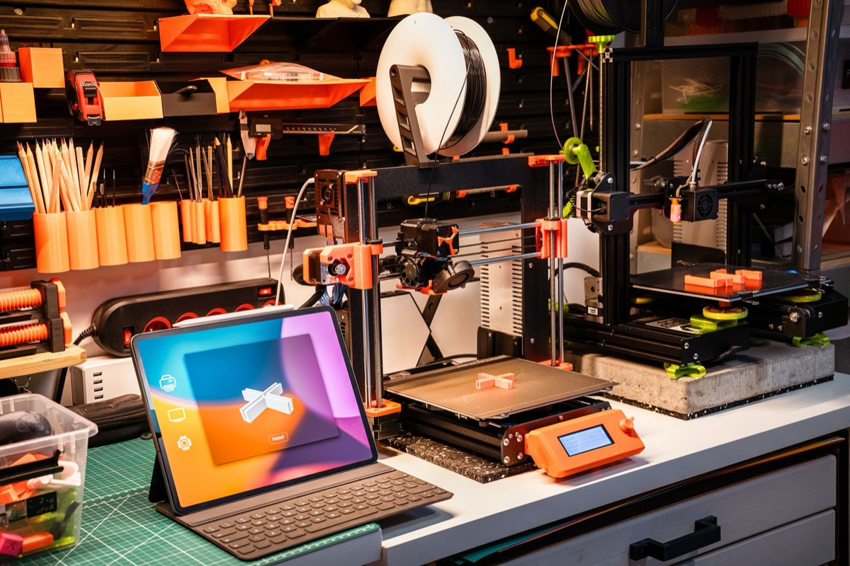 3D-Drucker in vietnamesischer Werkstatt