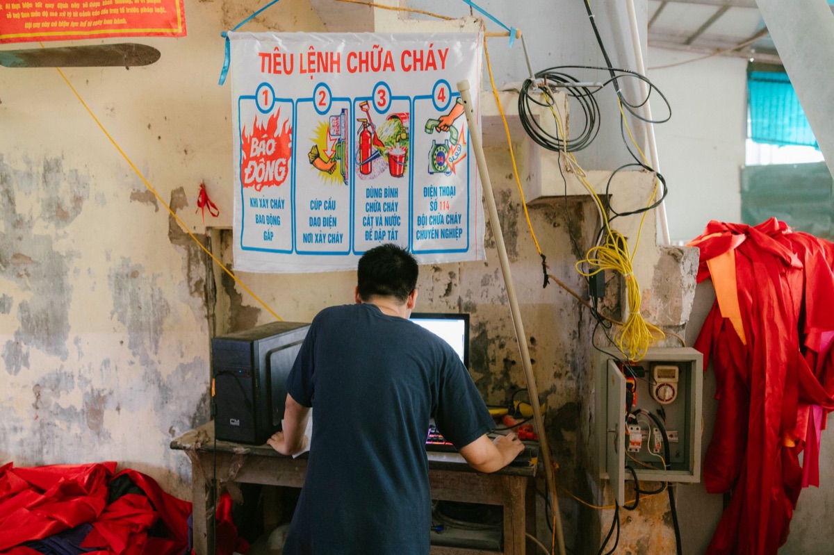 data monitoring dashboard in vietnamese industrial zone