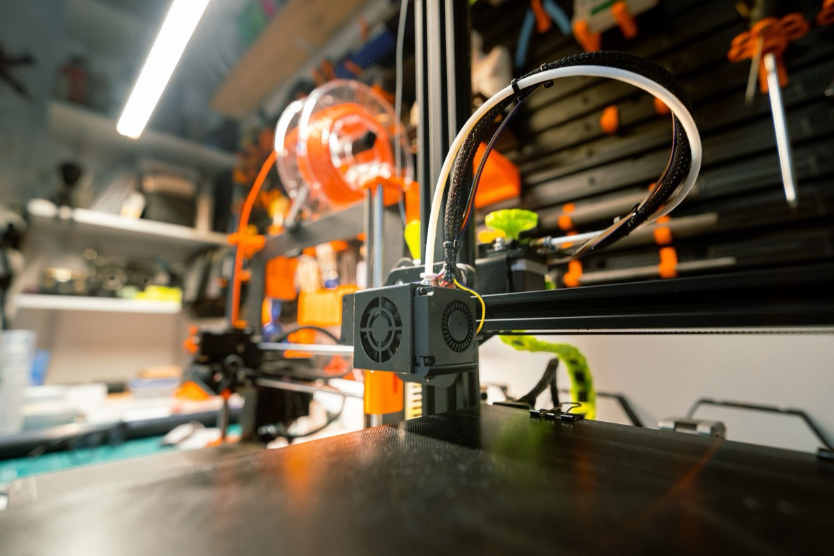 Impresora 3D en fabricación