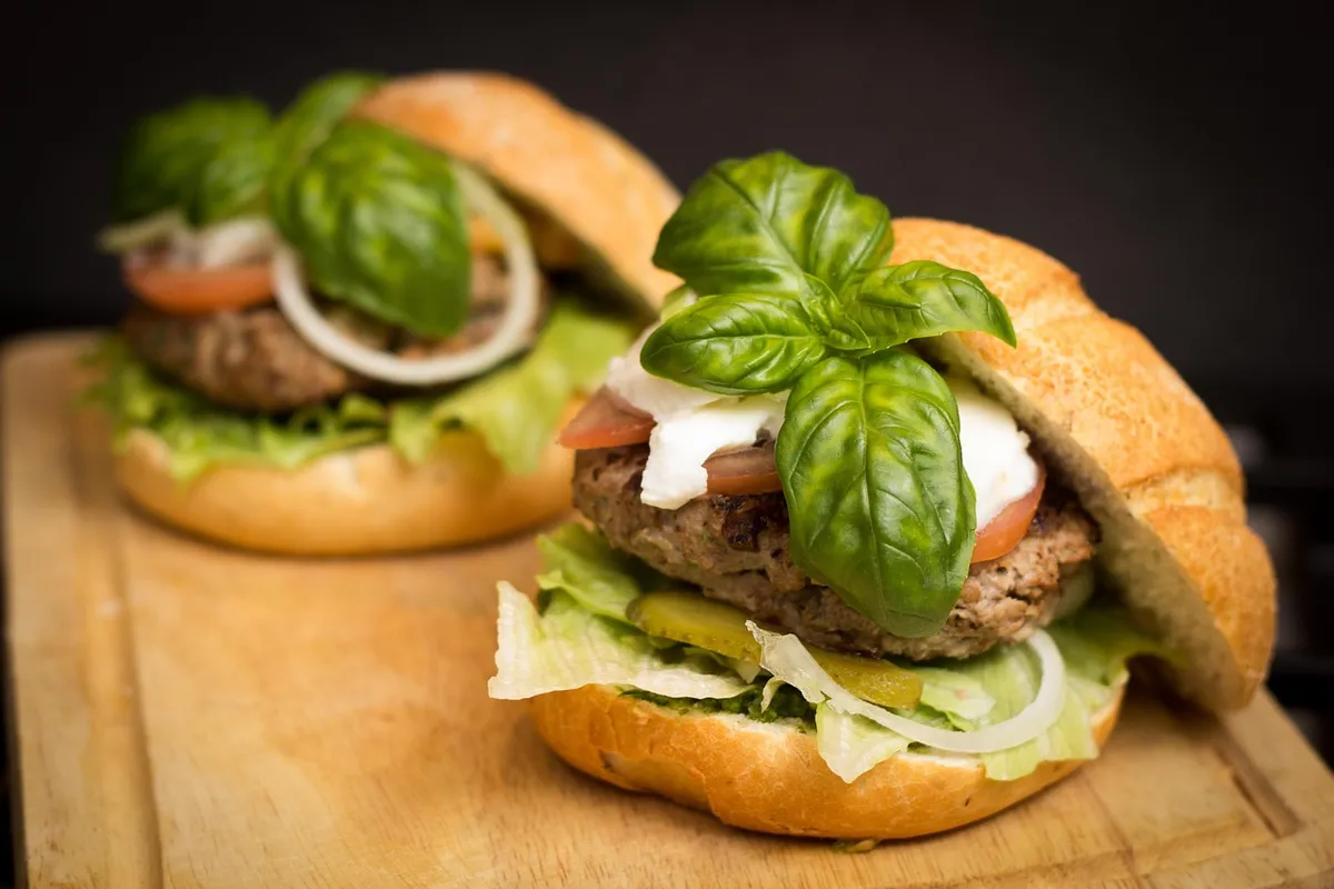 hamburger, snack, burger, gourmet, dish, meal, fast food, food, burger, food, food, food, food, food
