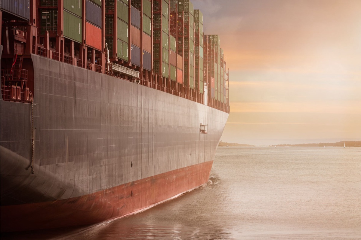 Container port activity