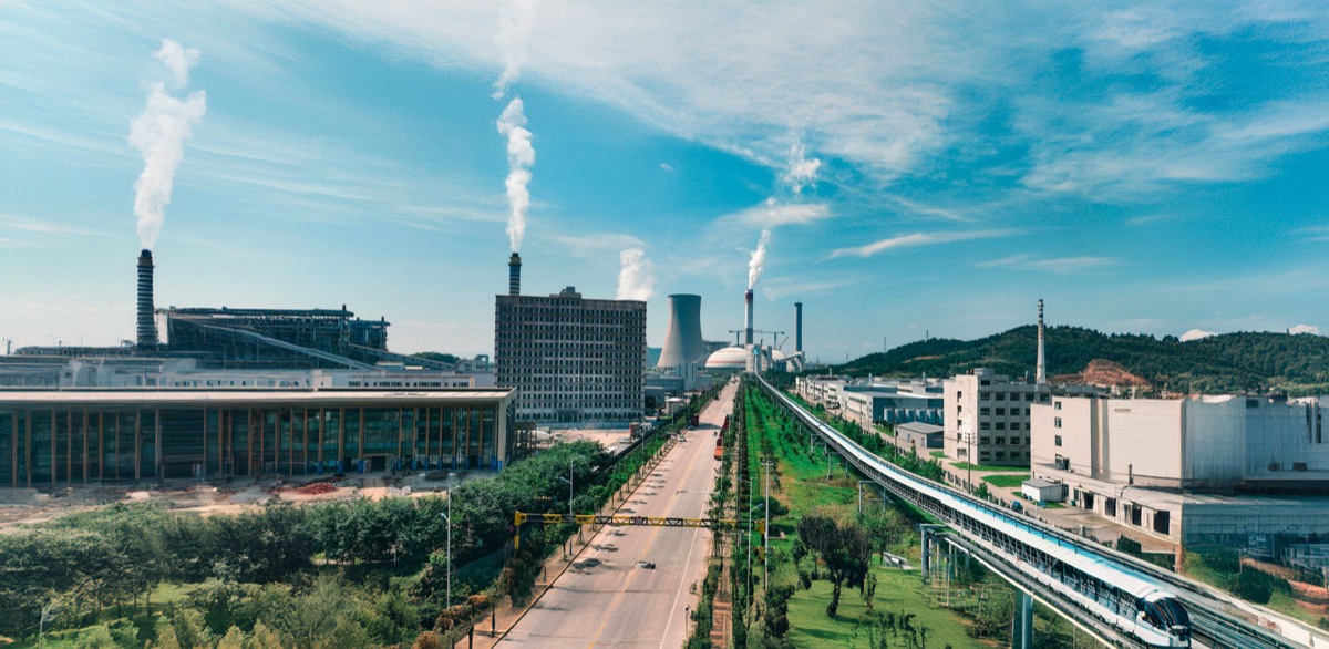 Strutture di un parco industriale moderno
