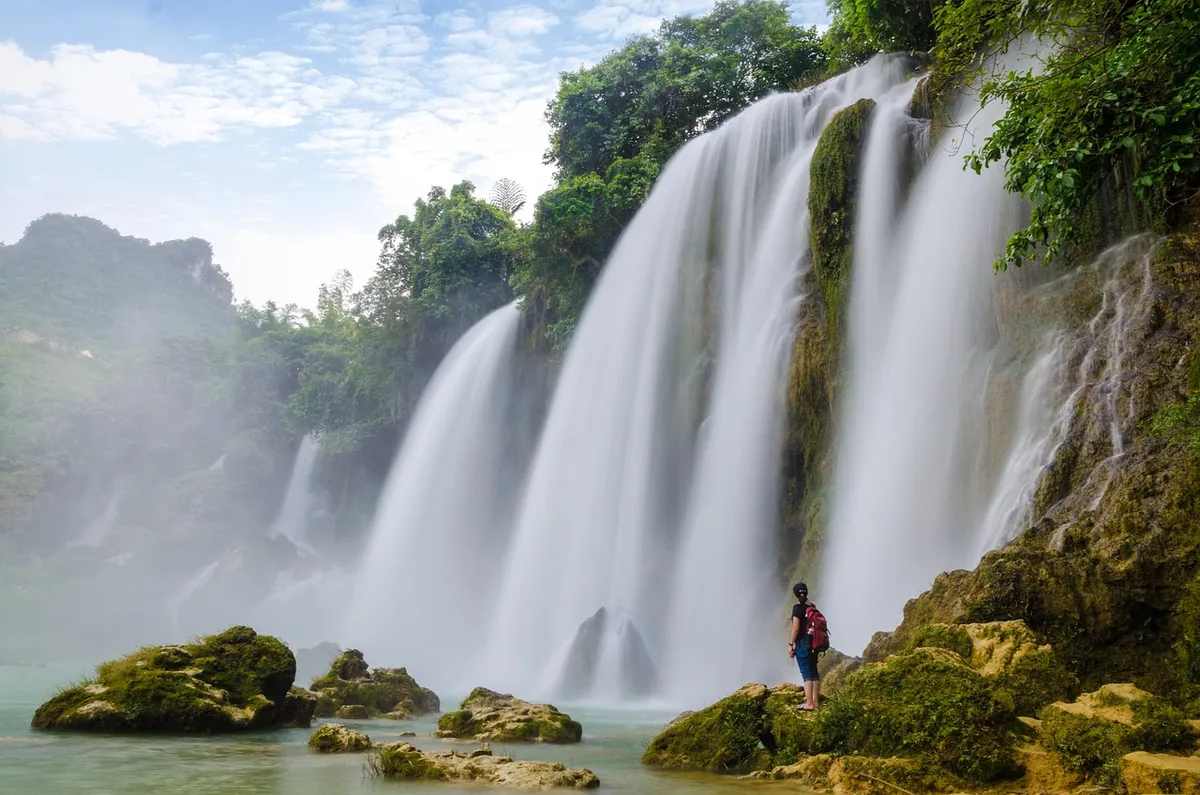 water, falls, nature, waterfall, ban gioc waterfall, tourism, border, vietnam, china, waterfall, waterfall, waterfall, waterfall, waterfall, china, china