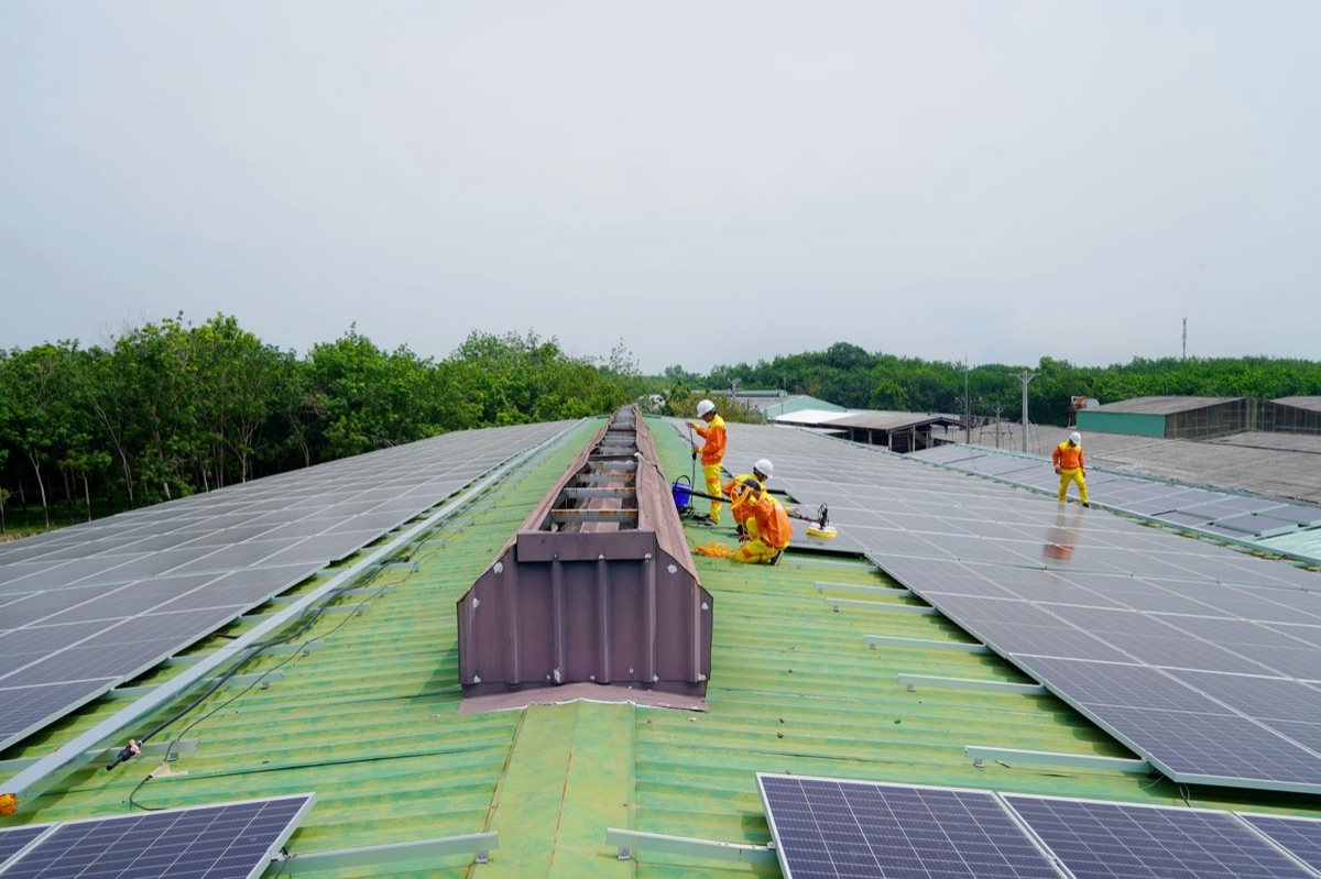 ベトナムの太陽光発電パネル