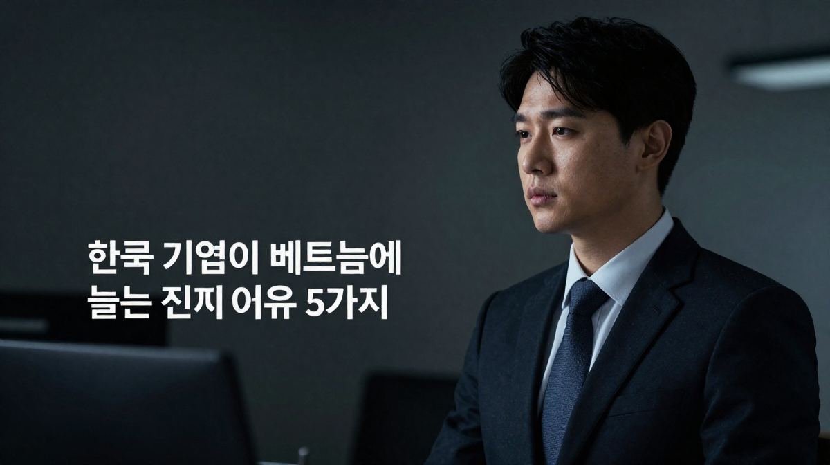 한국 기업이 베트남에 몰리는 진짜 이유 5가지